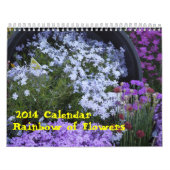 Regenbogen 2014 der Blumen Kalender (Titelbild)