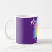 Regenbogen 21 Geburtstag Lila Kaffeetasse (Links)