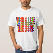 Regenbogen 3D Dubstep T-Shirt (Vorderseite)