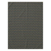 Regenbogen 8 Bit Herzstück Muster Tischdecke (Vorderseite)