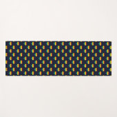 Regenbogen 8 Bit Herzstück Muster Yogamatte (Vorderseite (Horizontal))