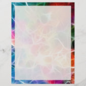 Regenbogen Abstrakt 2 - 8,5" x 11" Stationierblech (Rückseite)