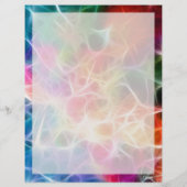 Regenbogen Abstrakt 2 - 8,5" x 11" Stationierblech (Rückseite)