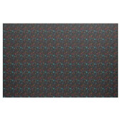 Regenbogen-Abstrakt auf Schwarz Stoff (Yard (91,4 cm))