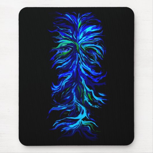 Regenbogen abstrakt Fantasyart Mousepad (Vorne)