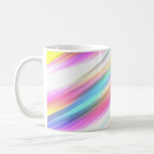 Regenbogen abstrakt kaffeetasse (Links)