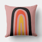 Regenbogen abstrakt kissen (Rückseite)