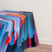 Regenbogen Abstrakt Lebendiger Wirbel Modern Tischdecke (Beispiel)