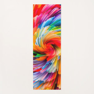Regenbogen Abstrakt Lebendiger Wirbel Modern Yogamatte