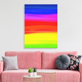 Regenbogen abstrakt leinwanddruck (Insitu (Wohnzimmer))