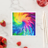 Regenbogen abstrakt serviette (Beispiel)