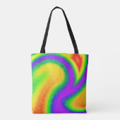 Regenbogen-Abstrakt Tasche (Rückseite)