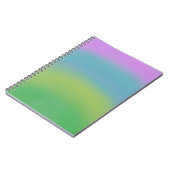 Regenbogen abstrakt, ursprüngliche Kunst, Notizblock (Linke Seite)