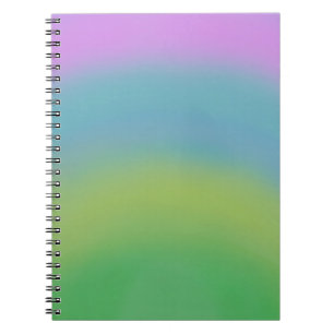 Regenbogen abstrakt, ursprüngliche Kunst, Notizblock