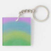 Regenbogen abstrakt, ursprünglicher schlüsselanhänger (Rückseite)