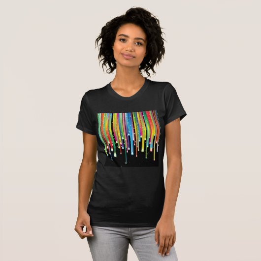 Regenbogen ~ Abstrakte Farbspektrume Seltenheit Ju T-Shirt (Vorne ganz)