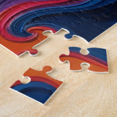 Regenbogen-Abstrakte Kunst Puzzle (Seite)