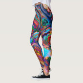 Regenbogen abstrakte Leggings (Links)