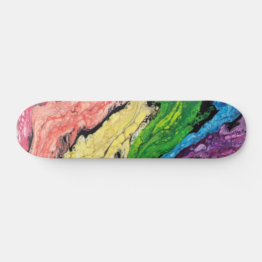 "Regenbogen" abstrakte Skateboard-Plattform Skateboard (Horizontal)
