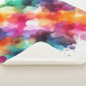 Regenbogen: Abstrakte Wasserfarbenexplosion Sherpadecke (3/4)