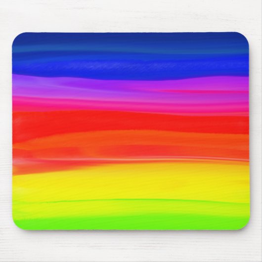 Regenbogen-abstraktes Poster Mousepad (Vorne)