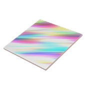 Regenbogen-Abstraktes Tile Fliese (Seite)