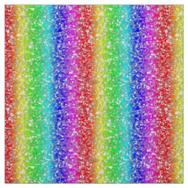 Regenbogen abstraktes weißes Stoffmuster Stoff