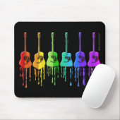 Regenbogen-Akustikgitarren Mousepad (Mit Mouse)