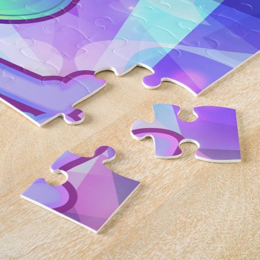 Regenbogen Alicorn Puzzle (Seite)