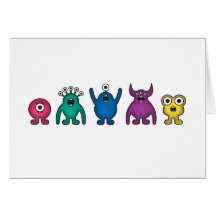 Regenbogen-alien-Monster