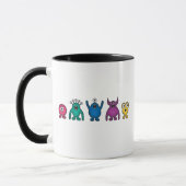 Regenbogen-alien-Monster Tasse (Links)