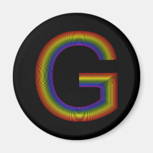 Regenbogen-Alphabetg-Magnet Magnet