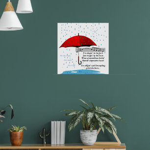 Regenbogen Alternativ Fakten Wert Poster Papier