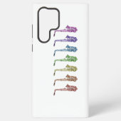 Regenbogen-Altosaxophon Samsung Galaxy Hülle (Rückseite)