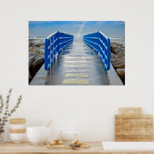 Regenbogen am Ende der Anlegestelle Poster (Küche)