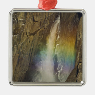 Regenbogen am Upper Yosemite Falls im Yosemite Ornament Aus Metall
