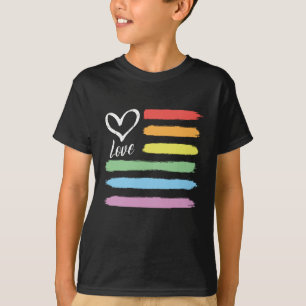 Regenbogen-Amerikaflagge LGBT T-Shirt