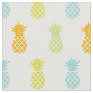 Regenbogen-Ananas-Muster Stoff