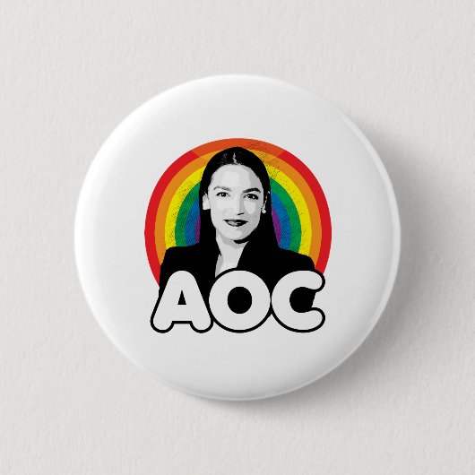Regenbogen AOC Button (Vorderseite)