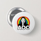 Regenbogen AOC Button (Vorne & Hinten)