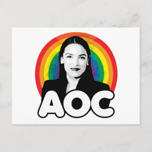 Regenbogen AOC Postkarte