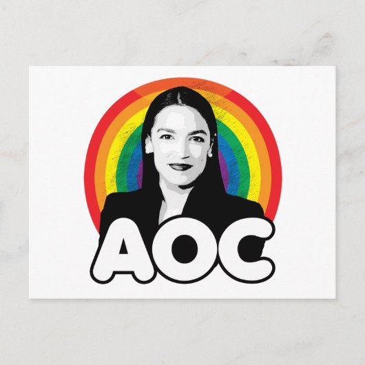 Regenbogen AOC Postkarte (Vorderseite)