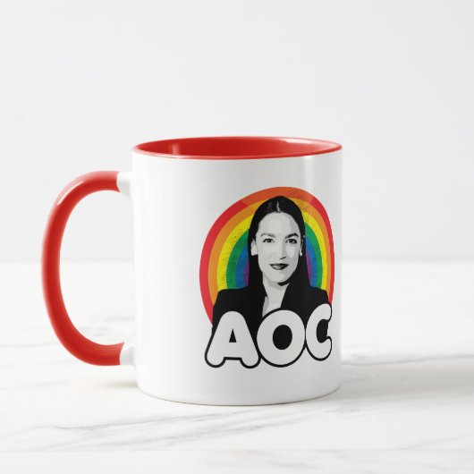 Regenbogen AOC Tasse (Links)