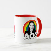 Regenbogen AOC Tasse (VorderseiteRechts)