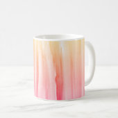 Regenbogen Aquarellfarbe Abstrakte Malcoffe Kaffeetasse (VorderseiteRechts)