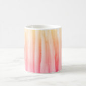 Regenbogen Aquarellfarbe Abstrakte Malcoffe Kaffeetasse (Mittel)