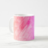 Regenbogen Aquarellfarbe Abstrakte Malcoffe Kaffeetasse (Vorderseite Links)
