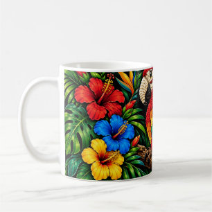 Regenbogen Ara Tropisches Paradies Kaffeetasse