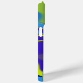 Regenbogen Art 3D Abstrakt in Gelb, lila grün Case-Mate iPhone Hülle (Rückseite / Rechts)