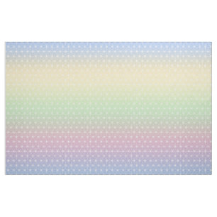 Regenbogen Asanoha (in kleinem Maßstab) Stoff